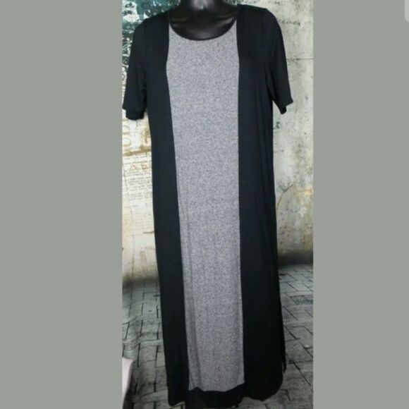 J Jill Wearever Color Block Dress Rayon Stretch Y - Picture 4 of 9